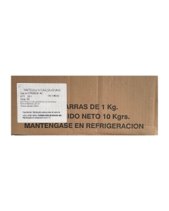 Mantequilla natural en barra Asturias Caja 10 x 1kg