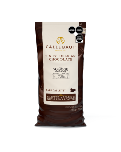 Callebaut Cobertura de Chocolate Amargo 70.4% Callets Diferentes Presentaciones