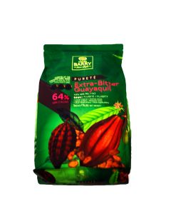 Cacao Barry Chocolate Guayaquil 64% Pistols Bolsa 5 Kg.