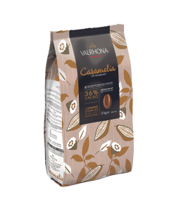 Valrhona Chocolate Caramelia 36% boton bolsa 3kg