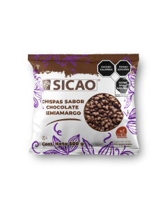Sicao Chispas Sabor Chocolate Semi Amargo (Sucedáneo) 500 Grs.