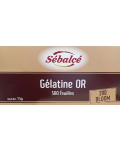 Hojas de grenetina (500 hojas) Caja 1kg