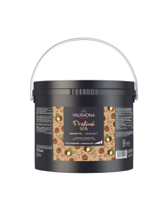Valrhona Praline de Avellana 50% caramelizado cubeta 5kg