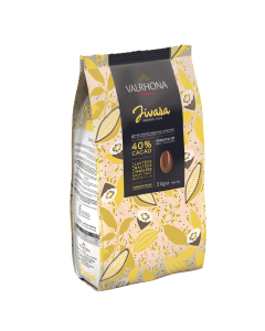Valrhona Chocolate Jivara 40% botón bolsa 3kg