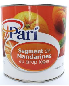 Parí Gajos de Mandarina España Lata 2.65 Kg.
