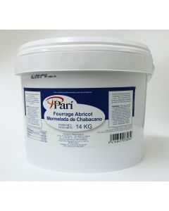 Parí Mermelada de Chabacano Cubeta 14 Kg.