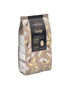 Valrhona Chocolate Opalys 33% boton bolsa 3kg
