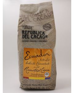 Chocolate blanco con maiz tostado Bolsa 2.5 kg