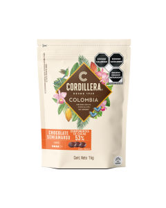 Chocolate Cordllera Semi Amargo 53% Bolsa 1kg