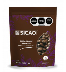 Sicao Chocolate Semi Amargo 52% Botón 