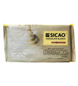 Sicao Chocolate Blanco Marqueta 5 Kg.