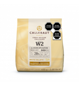 Callebaut Cobertura de Chocolate Blanco 28.1% Callets Diferentes Presentaciones