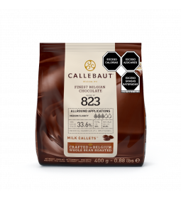 Callebaut Chocolate de Leche Obscuro 33.6% Callets Diferentes Presentaciones