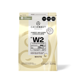 Callebaut Cobertura de Chocolate Blanco 28% Callets Diferentes Presentaciones
