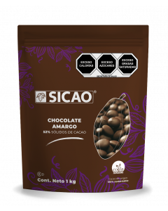 Sicao Chocolate Semi Amargo 52% Botón 