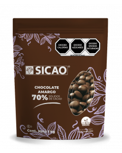 Sicao Chocolate Amargo 70% Botón Bolsa 1kg