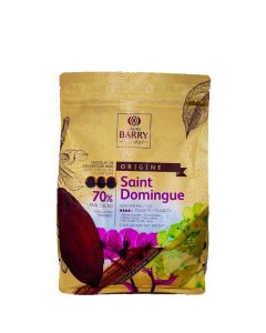 Cacao Barry Chocolate Santo Domingo 70% Bolsa 2.5 Kg.