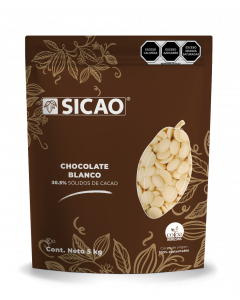 Sicao Chocolate Blanco Botón Bolsa 5 Kg.