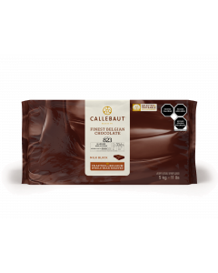 Callebaut Chocolate de Leche Obscuro 33.6% Marqueta 5 Kg.
