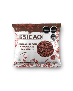Sicao Chispas Sabor Chocolate de Leche (Sucedáneo) Bolsa 500 Grs.