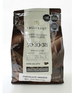 Callebaut Chocolate Amargo 70.5 % Callets Bolsa 2.5kg
