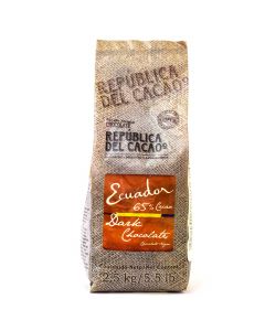 República del Cacao Chocolate Ecuador 65% bolsa 2.5kg