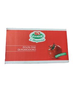 Viander Pulpa de Tomate Caja con 3 bolsas de 5 Kg